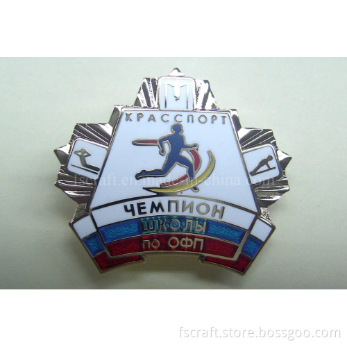 Imitation Hard Enamel Pin Badge with Custom Logo